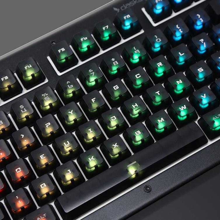 Das Keyboard Key Caps: Modern Font DVORAK RGB